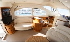 Azimut 46 boat for charter in Cyprus - seating