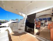 Azimut 55 for chskippered charter in Cyprus - sheltered deck space