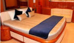 Princess 23 Motor Yacht for charter in Cyprus - master cabin