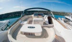 Princess 23 Motor Yacht for charter in Cyprus - the sun deck