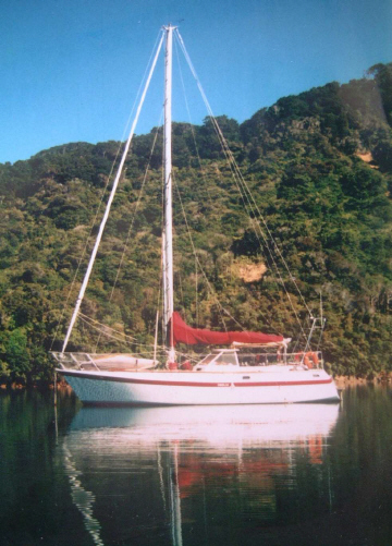 Strong steel Ewbank 40 sailing yacht for sale