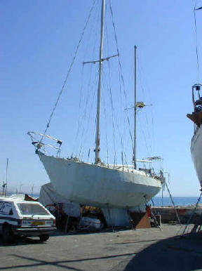 trireme steel ketch for auction