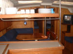 Hunter yacht for sale - ready to go liveaboard. Sleeps 8 in 4 cabins - The Galley