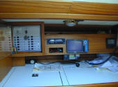 X yacht for sale in Cyprus - nav station of the X119