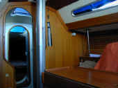X yacht for sale in Cyprus - dinette of the X119